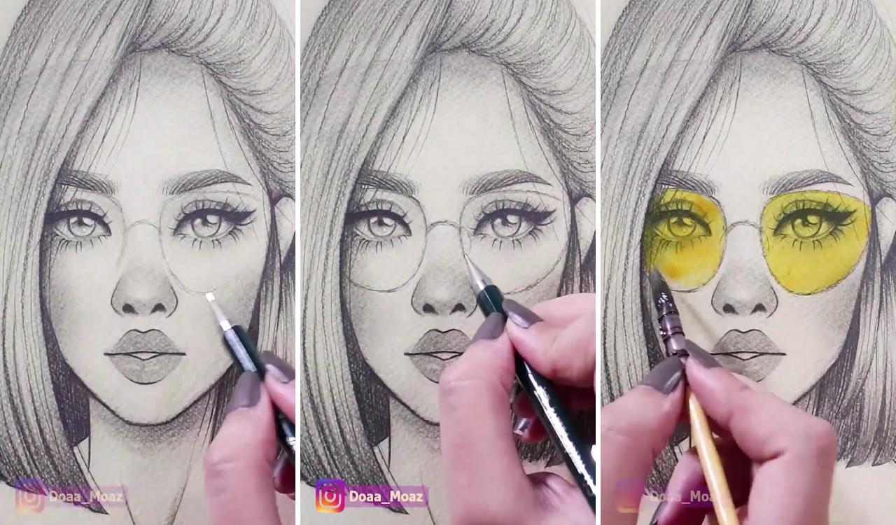 10 satisfying drawing | male face drawing