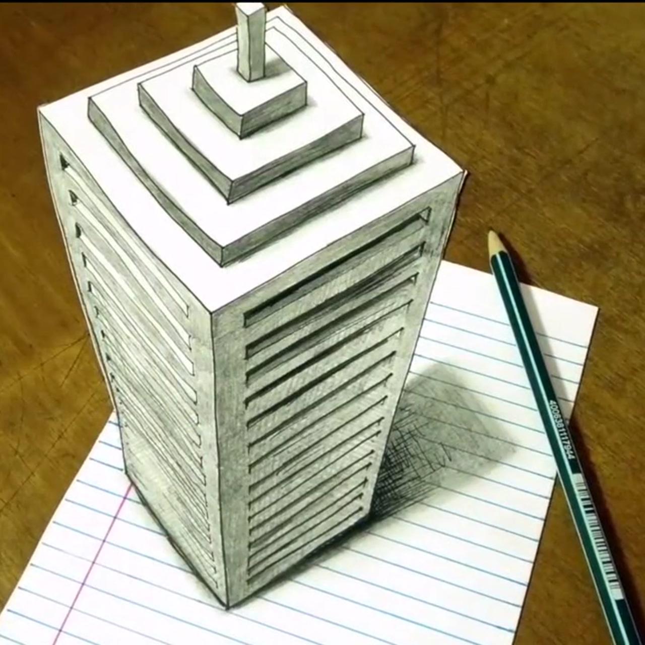 3d pencil drawing | cool and simple magic tricks for beginners