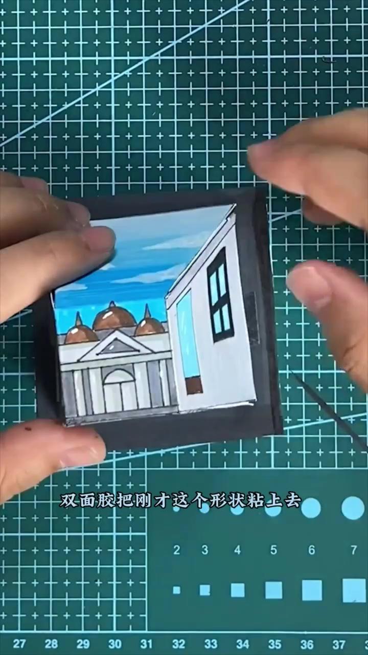 #3d stereoscopic painting #three-dimensional painting #illusion art | fact or fiction wait for it. #hack #infinite #paper #origami #diy