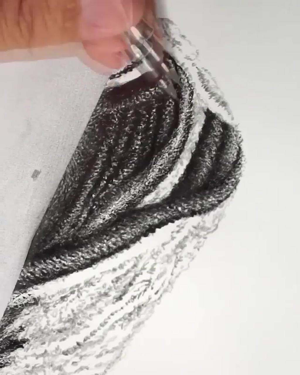 Charcoal drawing | how to draw realistic eye _great art by fundara on tiktok