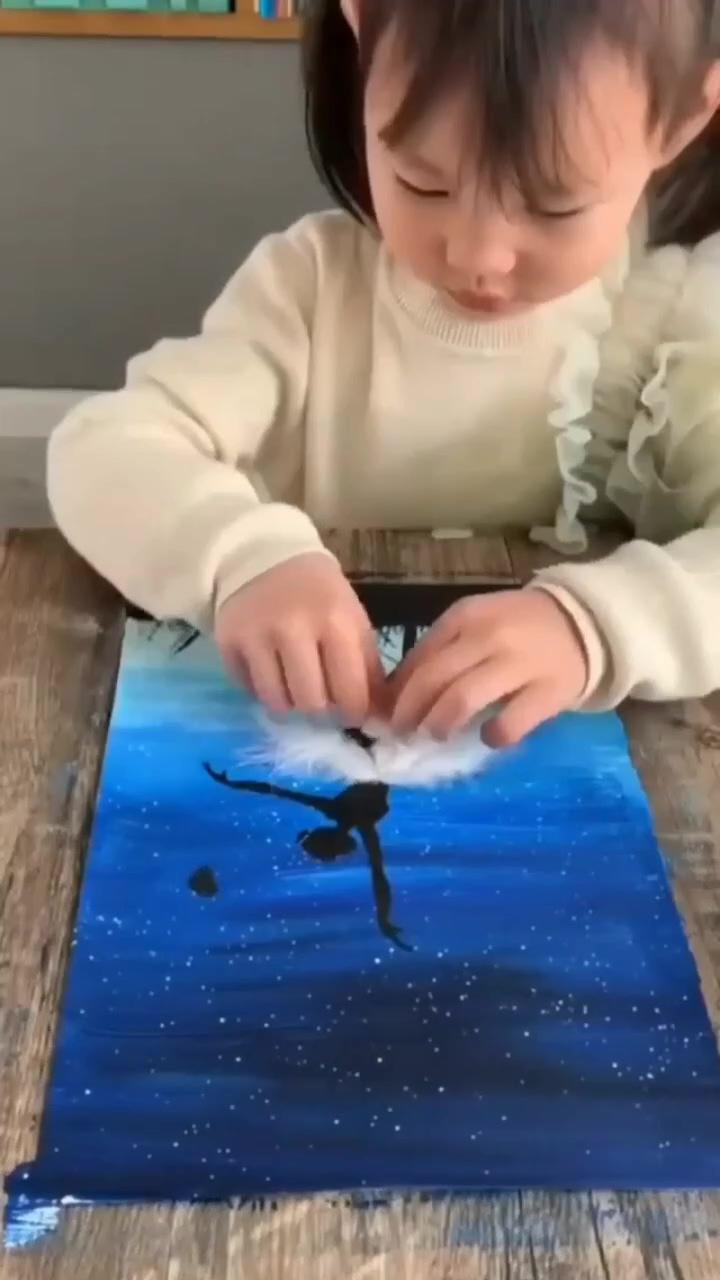Cute baby drawing,, amazing artwork | painting art lesson