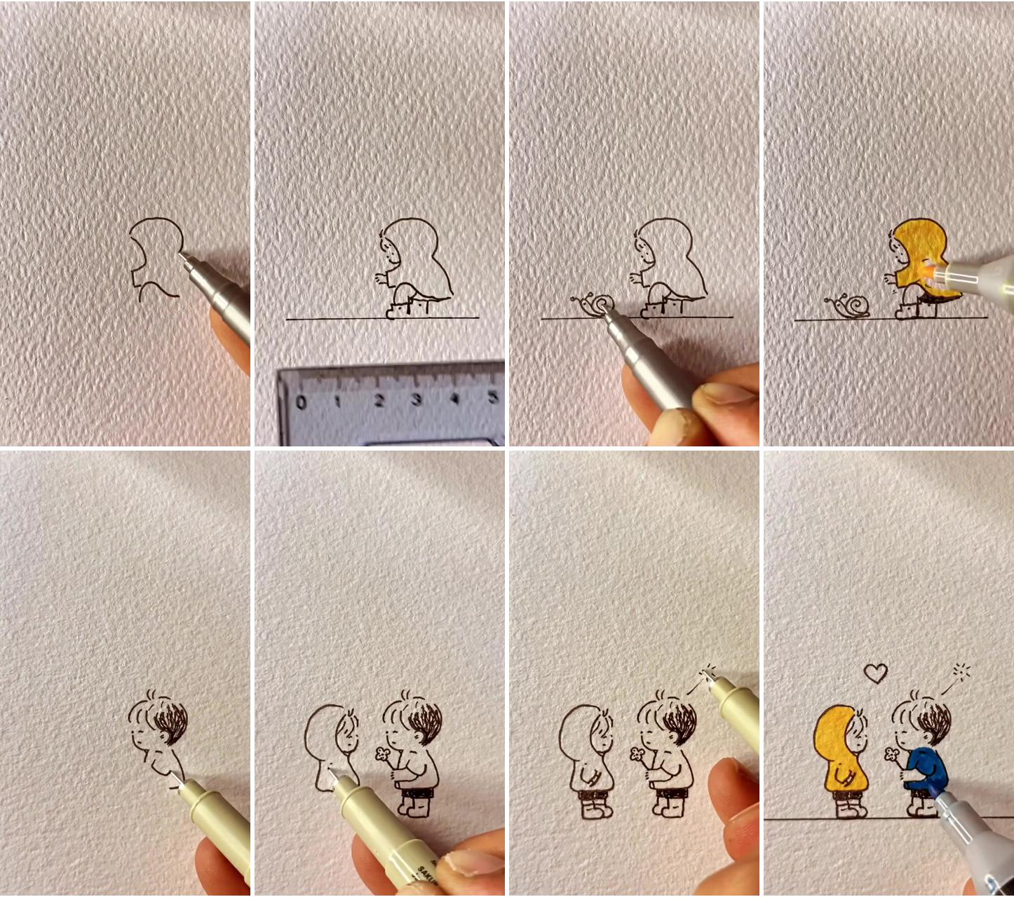 Cute doodles drawings | book art drawings