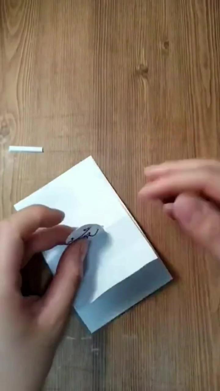 Diy cutout kawaii paper opening letter | kids craft idea easy