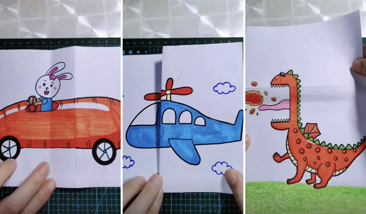 Diy paper animal - so adorable | art kits for kids