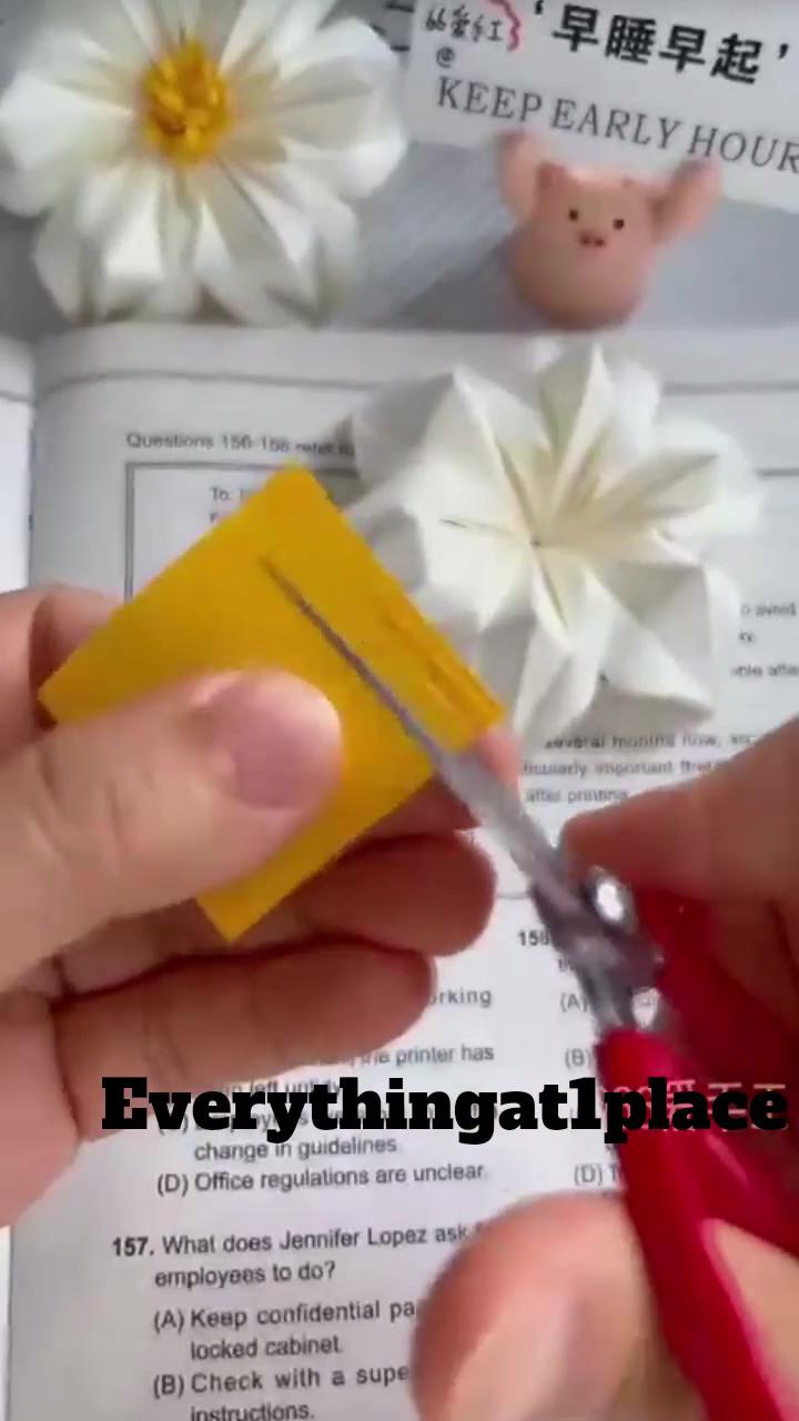 Diy paper craft, origami paper flower, paper flowers diy easy | beautifulwould you try
