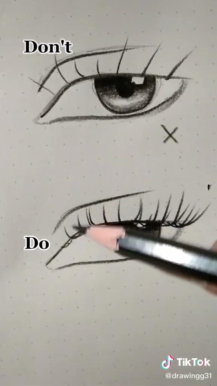 Do's and don'ts: eye drawing | pencil sketch images
