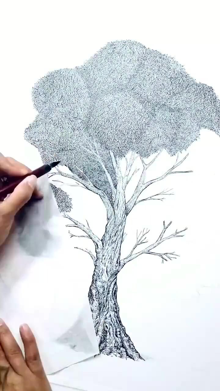 #draw art | bamboo hack with gel pen