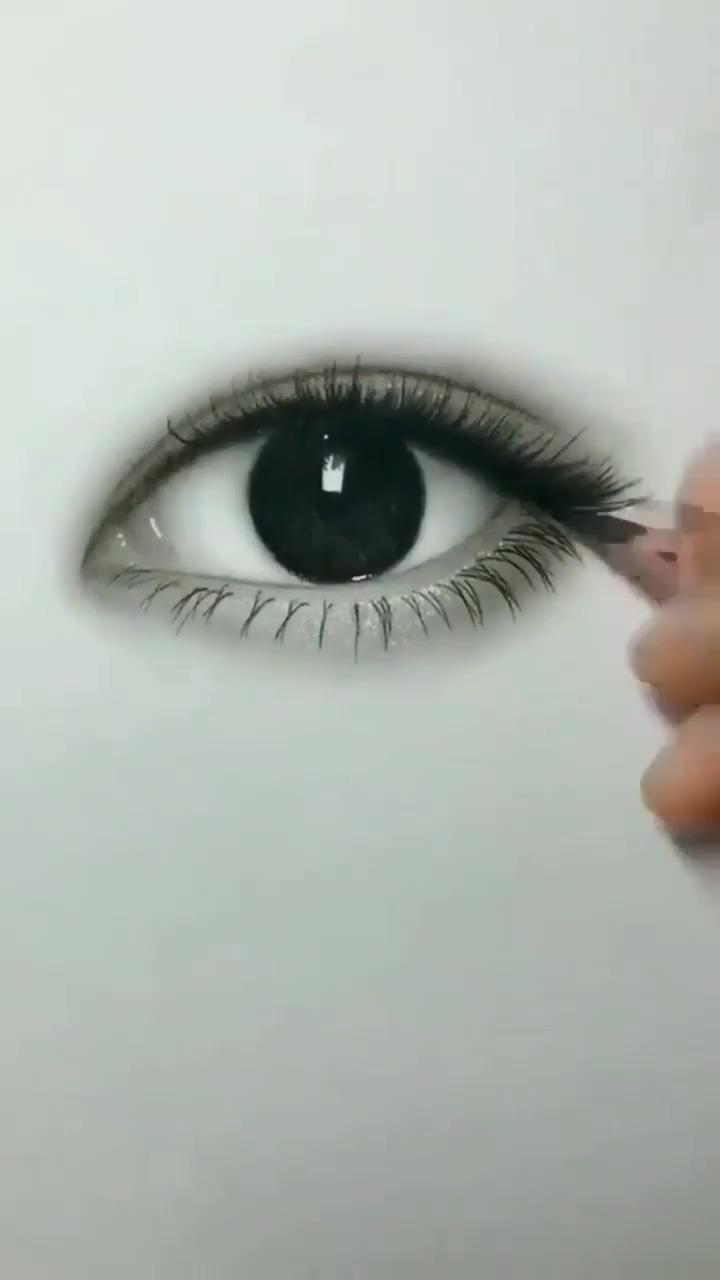 Draw eyes | pencil art eye