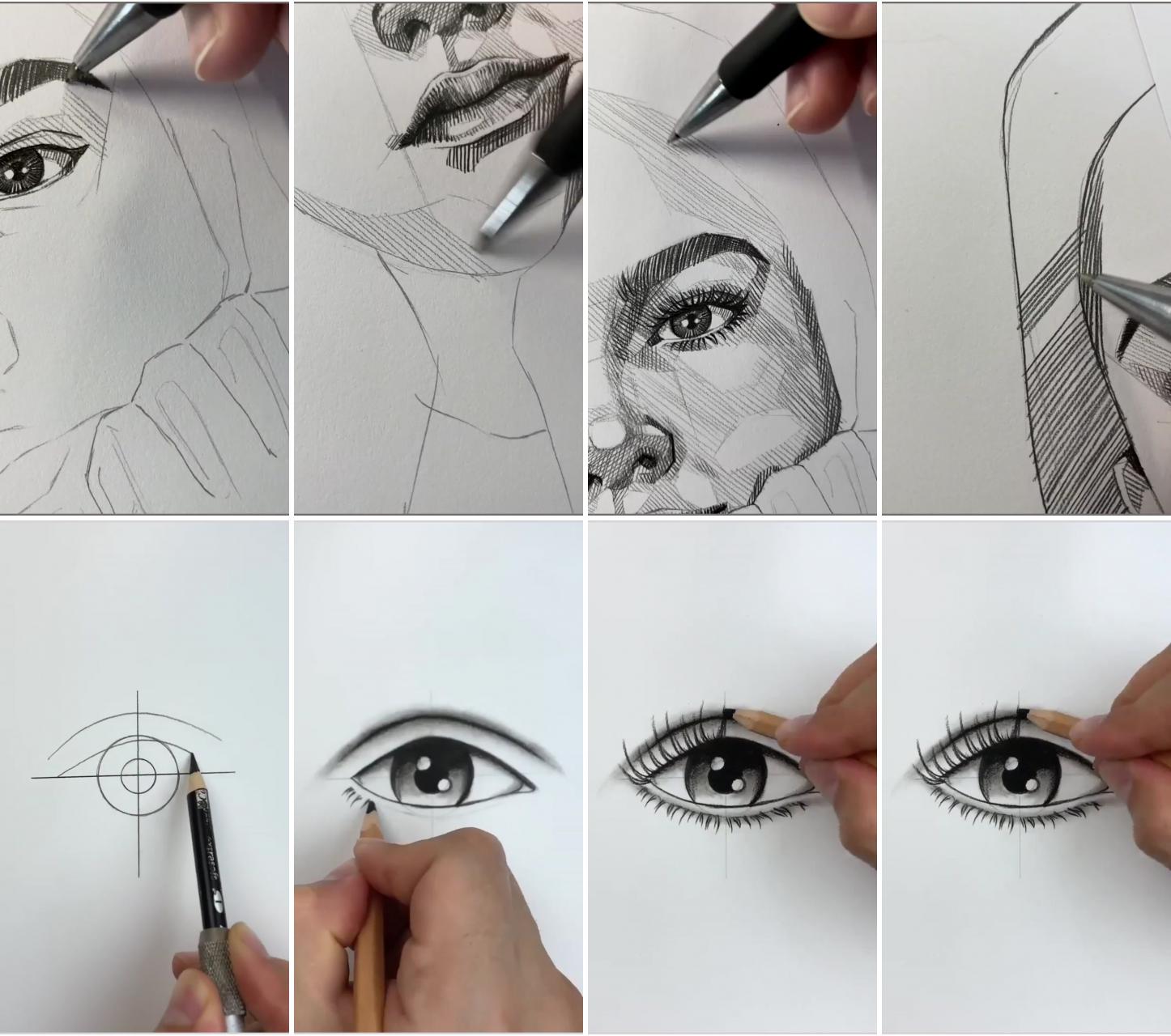 Drawing tutorial | eye tutorial
