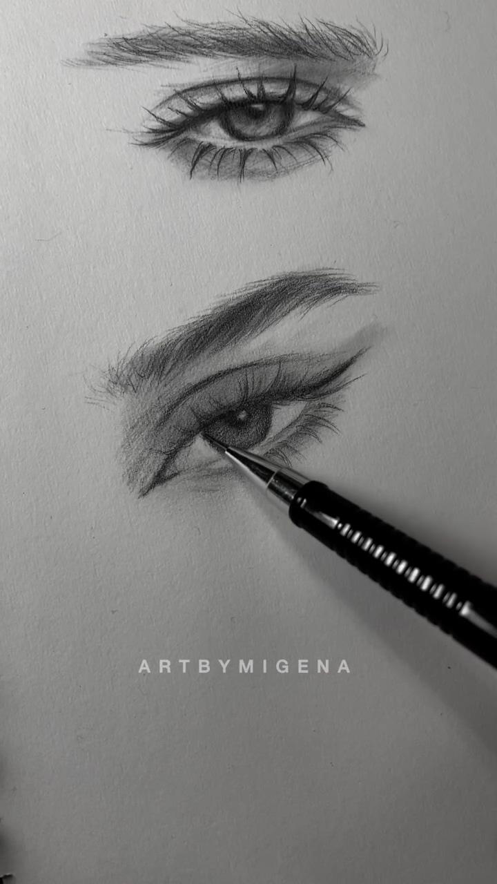 Eye drawing #art | eye pencil drawing