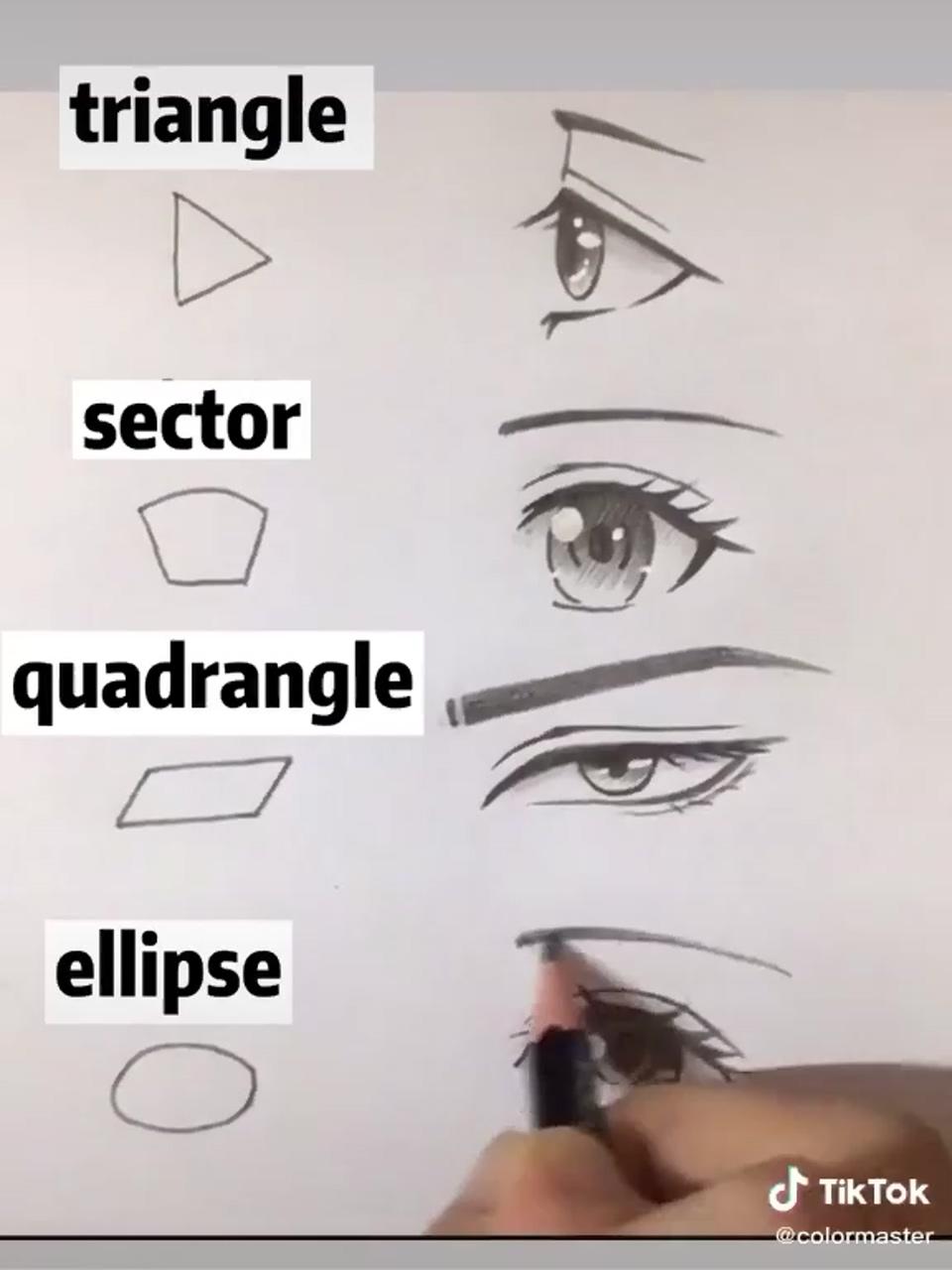 Eye drawing easy steps | eye drawing tutorials