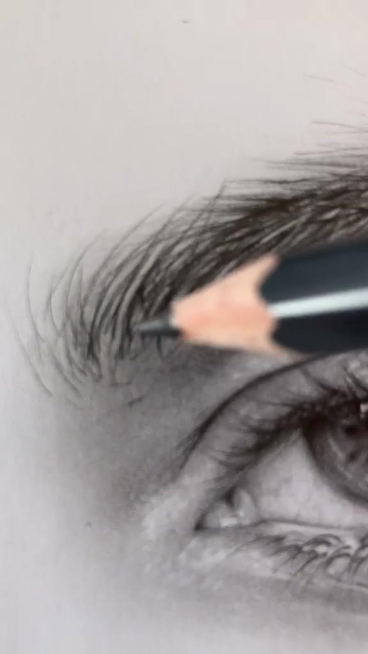 Eye drawing hack | realistic eye tutorial