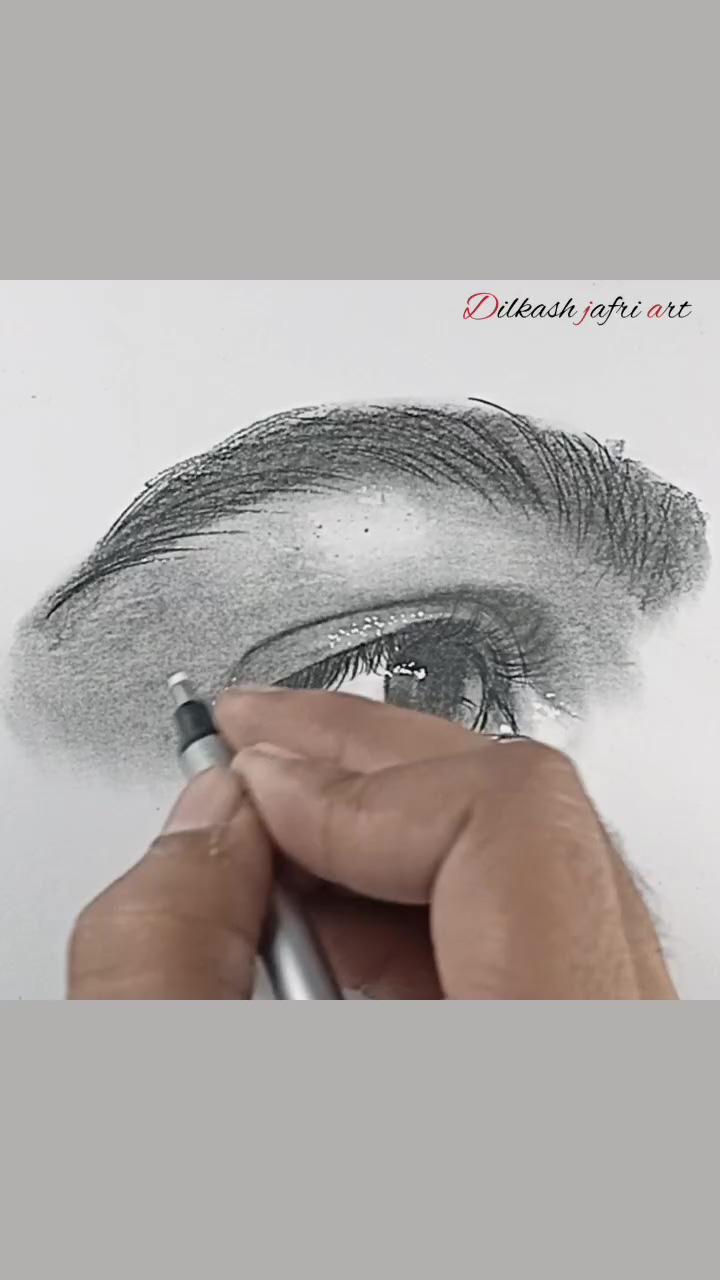 Eye drawing study | realistic face art