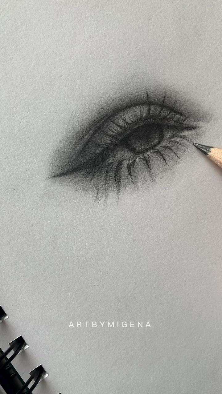 Eye sketch #art | hope you enjoy the sketching sounds