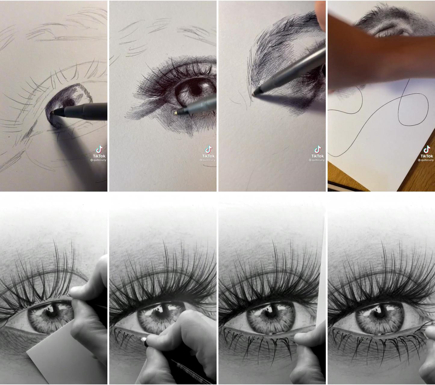 Eye sketch drawing #drawing #sketch #painting #sketching #draw #paint #eye #eyebrow #eyeliner #beaut | realistic pencil drawings