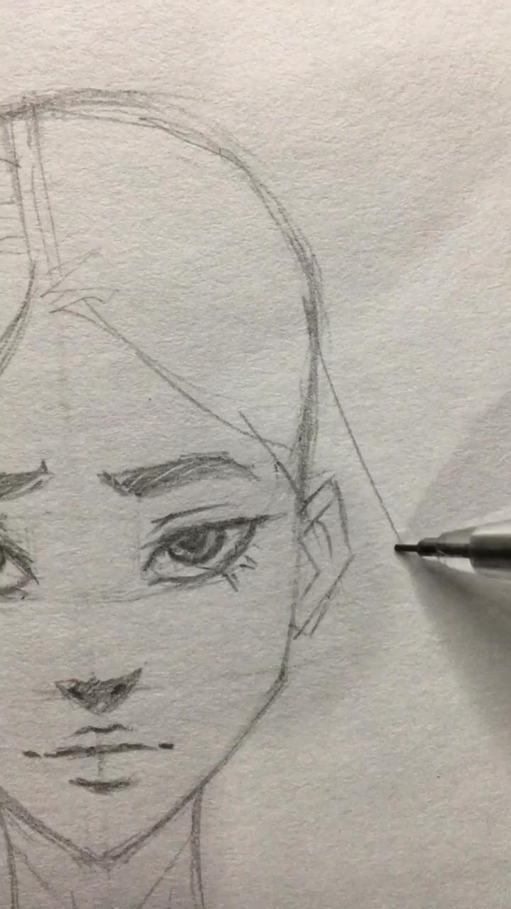 Face drawing tutorial | cool pencil drawings