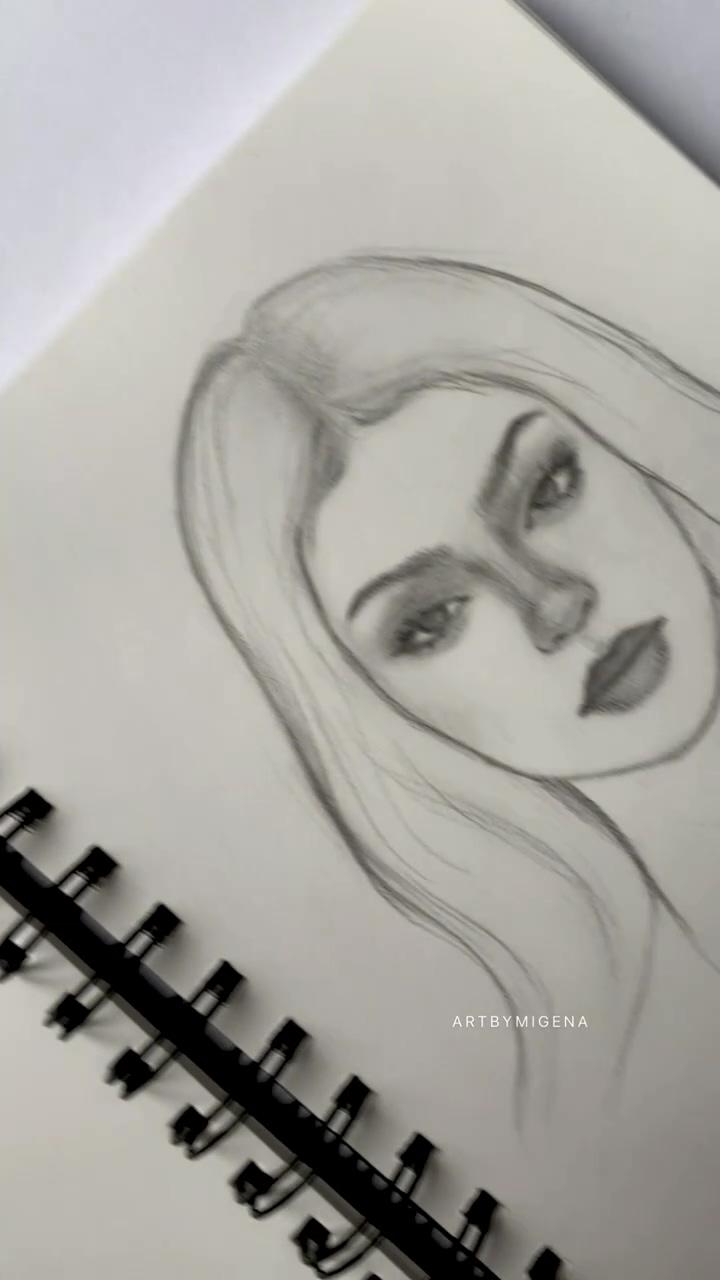 Fast portrait sketch | sketching eyes #art