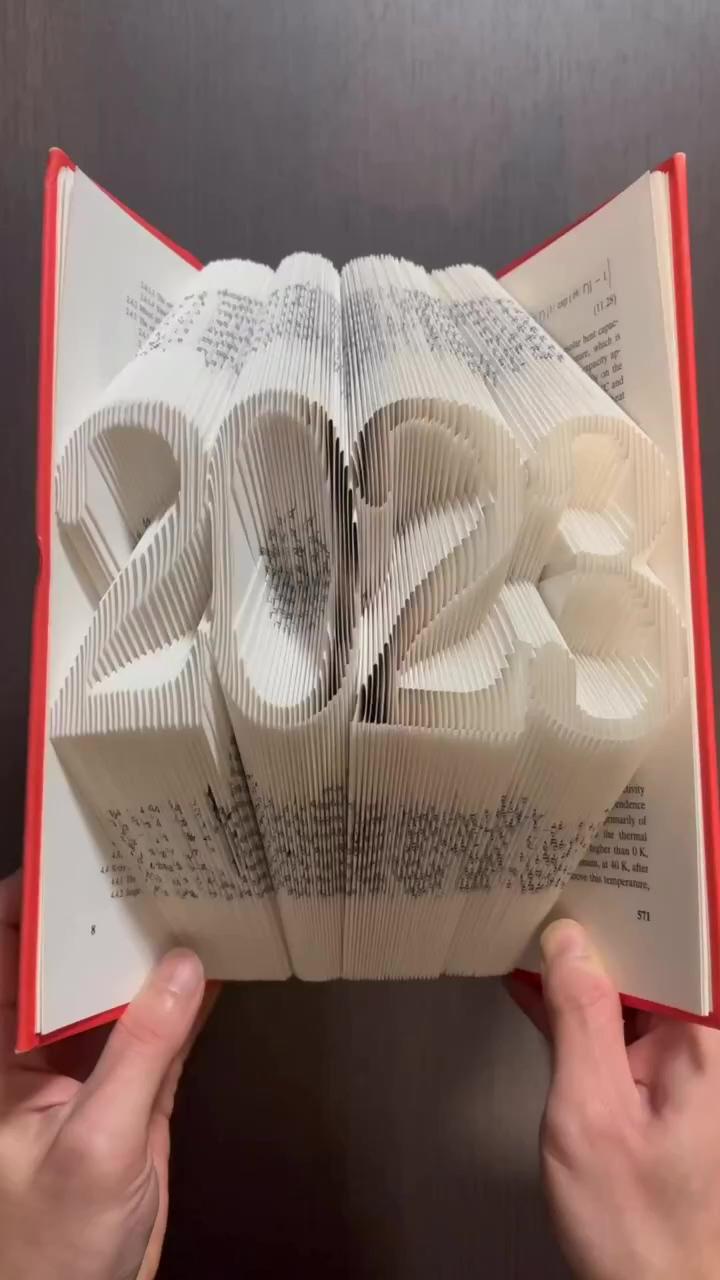 Folding books 2023 credit: d. hinklay | origami will you try this