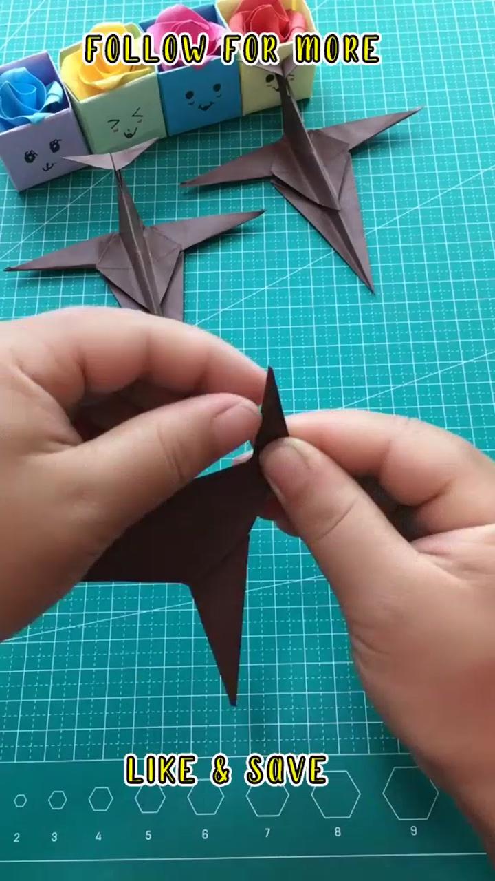 Fun craft for 3 year olds - free paper craft ideas | instruções origami