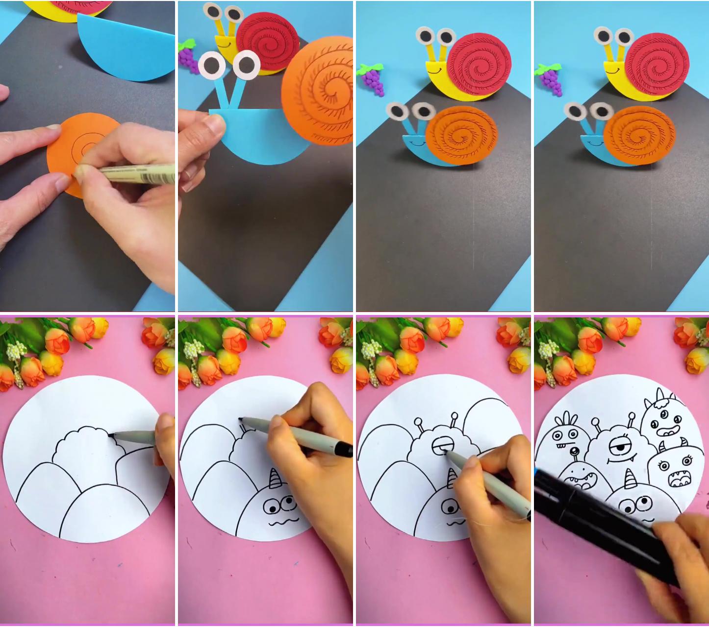 Gorgeous snail ideas you should try this year | how to draw a monsters: a step-by-step guide for kids