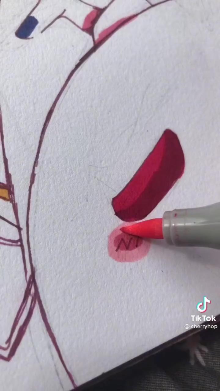 How to color a beautiful rose with copic markers art tutorial | art drawings sketches simple