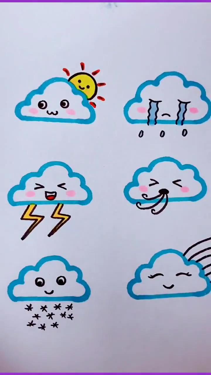 How to draw a cloud step by step for beginners |  arttok. w #art #work #artwork #tiktok #reels #fyp #trending #viral #handwork