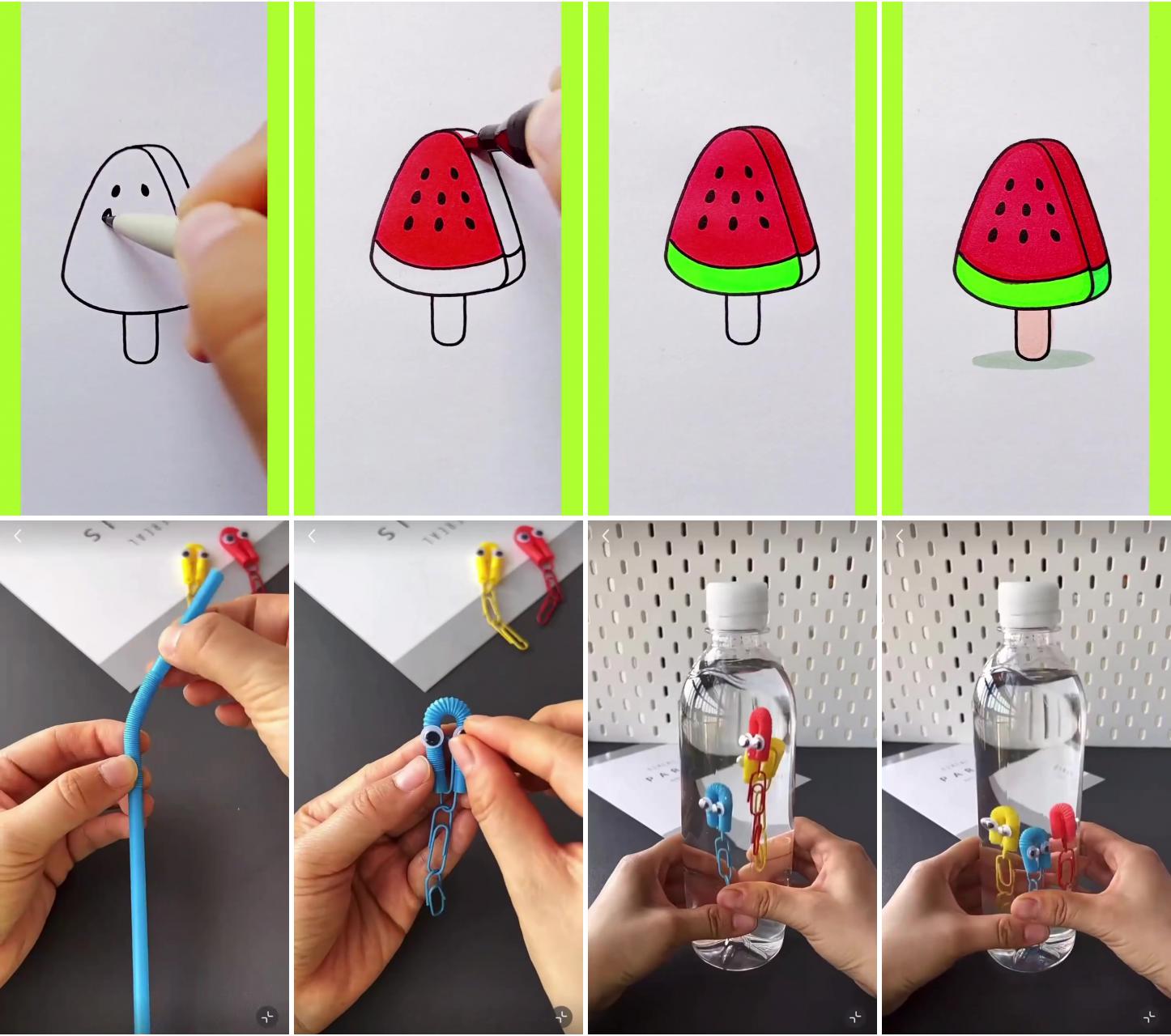 How to draw a cute ice-cream in a few easy steps | art&craft