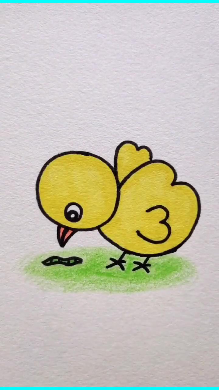 How to draw chicks, an easy and complete step-by-step guide | draw a cute elephant