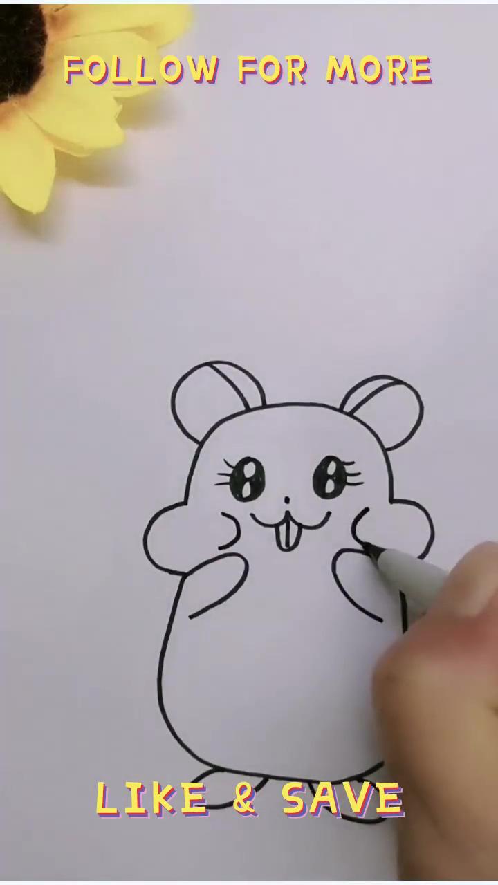 How to draw hamsters : tips and tutorials | how to draw elephant for beginners, 6 examples