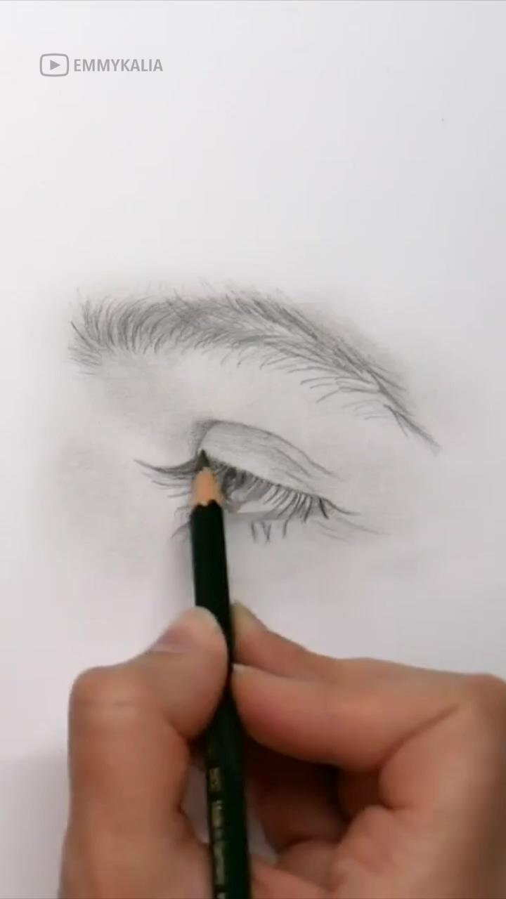 Learn to draw realistic eyes with graphite pencils | drawing lips by nadia coolrista