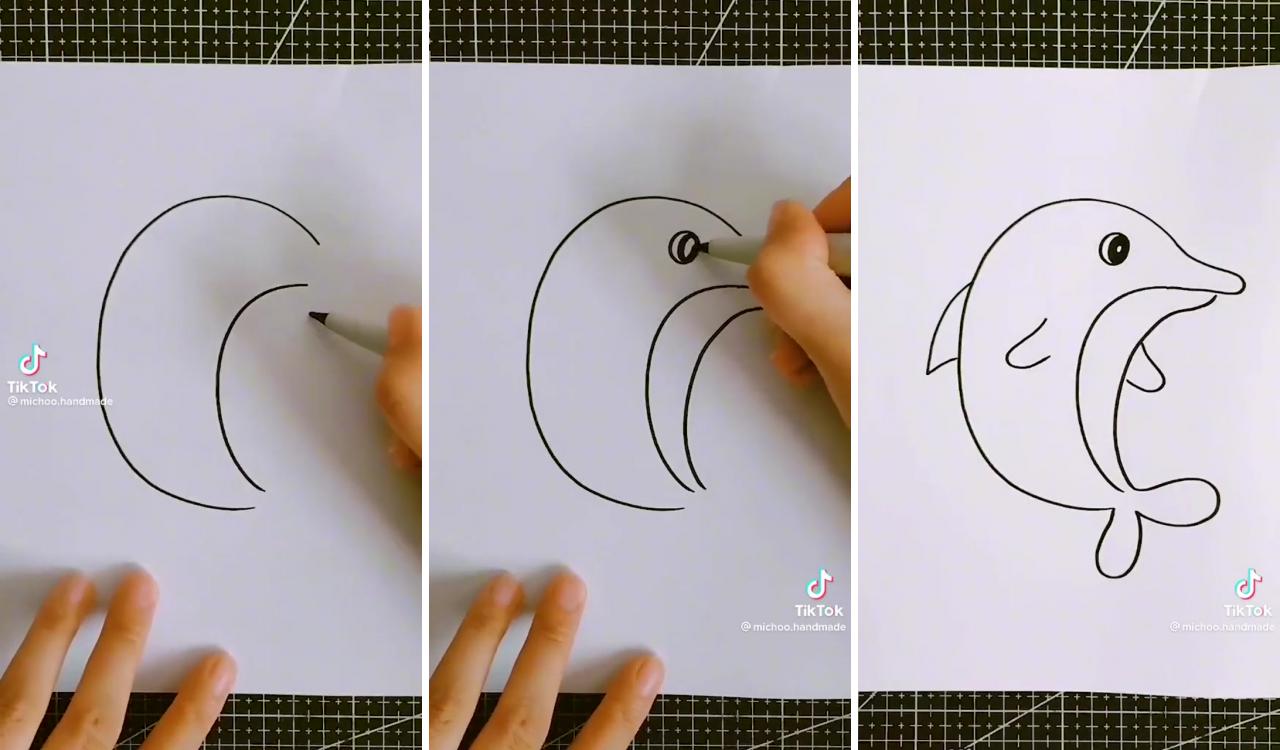 Let's draw | easy cartoon drawings