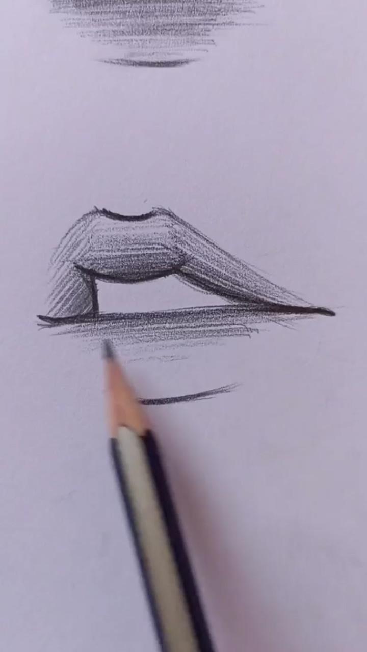 Lip drawing | drawing tutorial