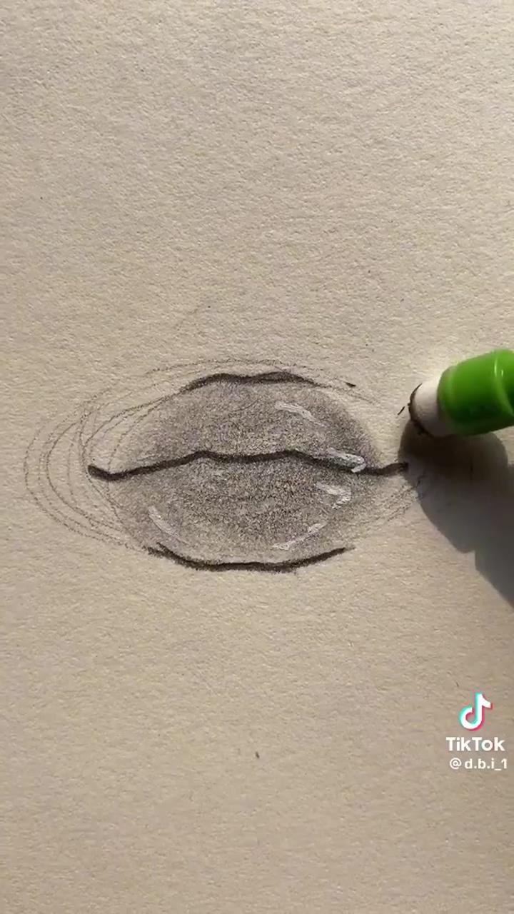 Lip tutorial | lip drawing