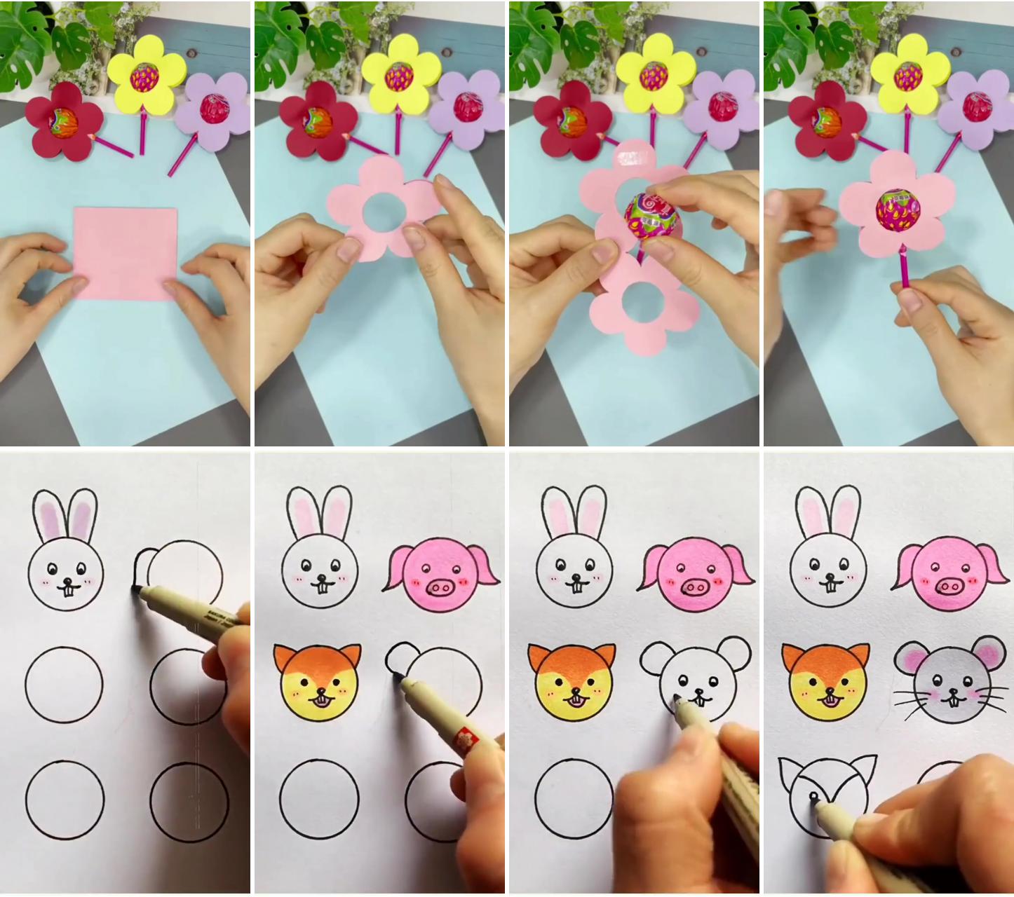 Lollipop flower | how to draw animals : don't make these common mistakes