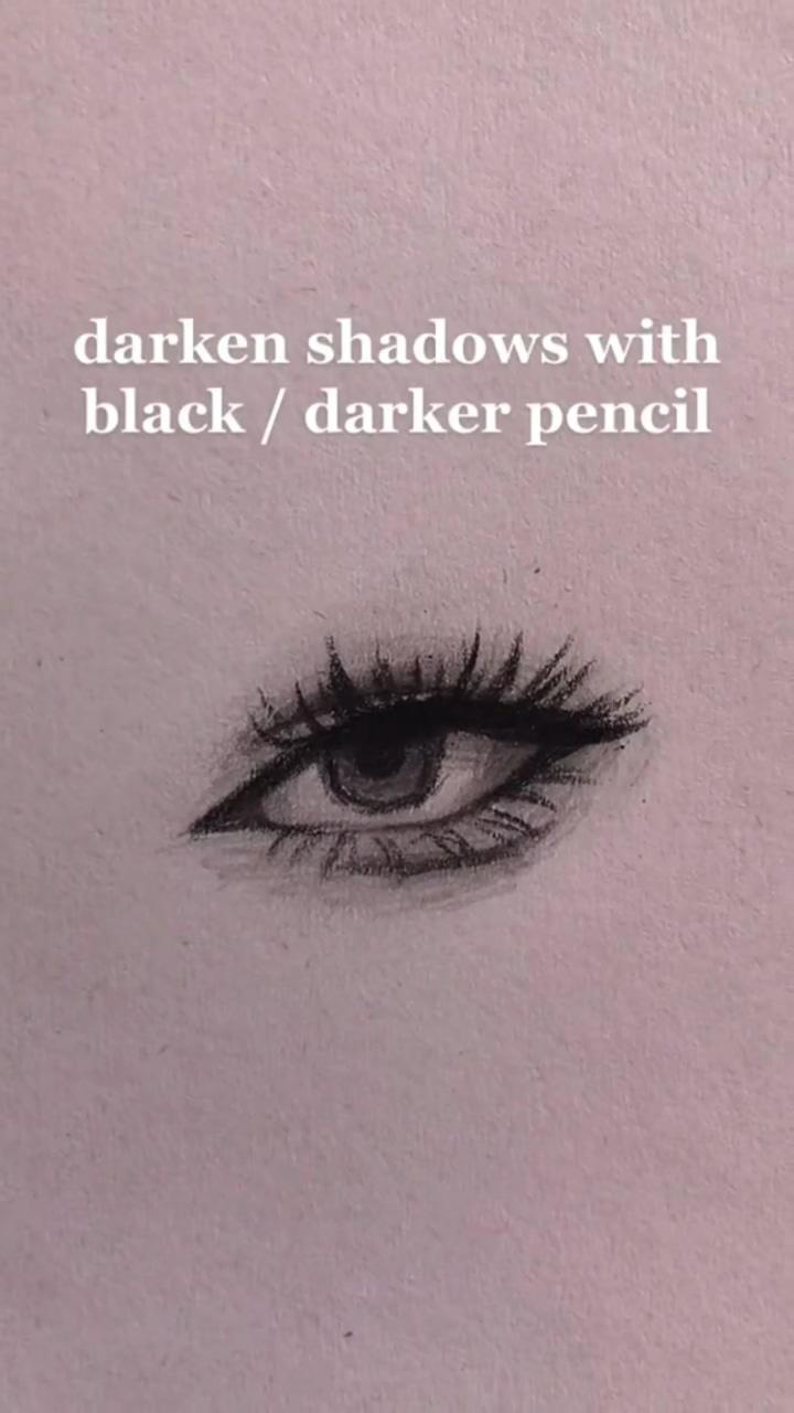  marleycarrillo | wow look at the anime eye drawing with pencil looks easy can you draw this