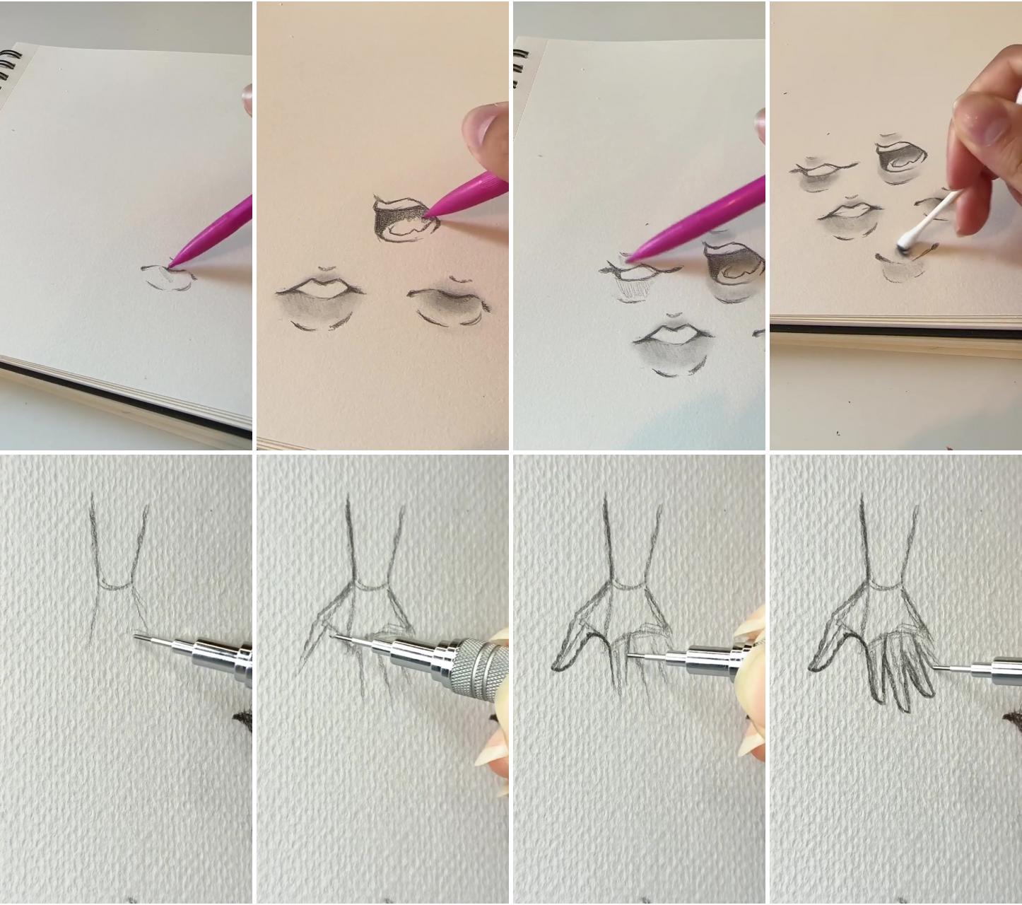 Mouth tutorial, art tutorial | hand drawing tutorial, art tutorial