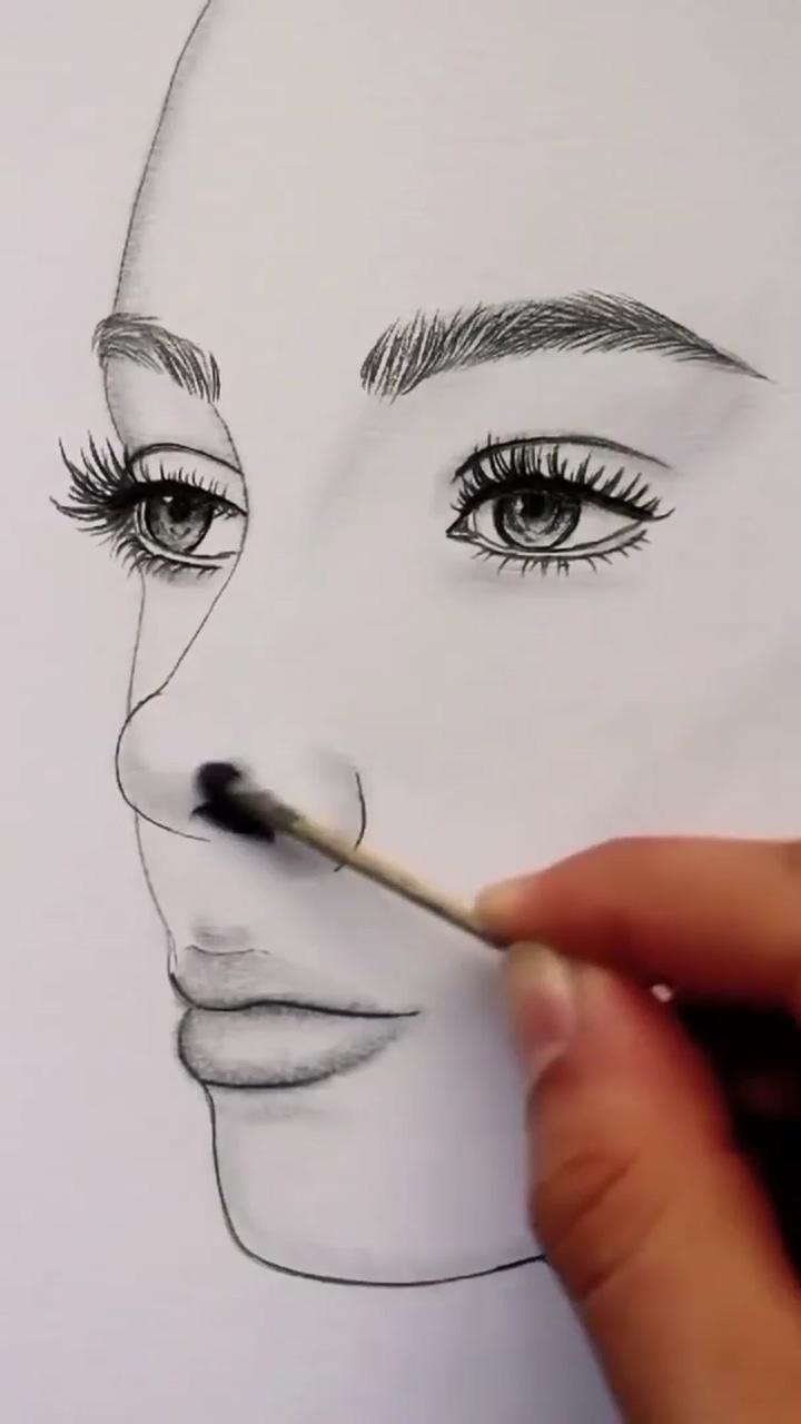 Nose art | female art painting