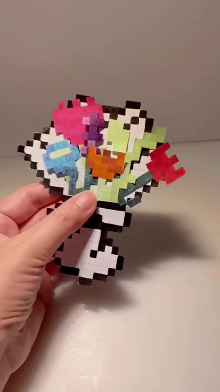 Paper flower bouquet for your friend | fold a lovely cat out of paper, come on
