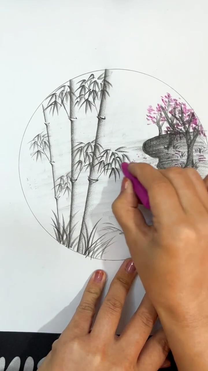 Pencil drawing charcoal pencil drawing pencil drawing tutorial pencil art | bamboo drawing