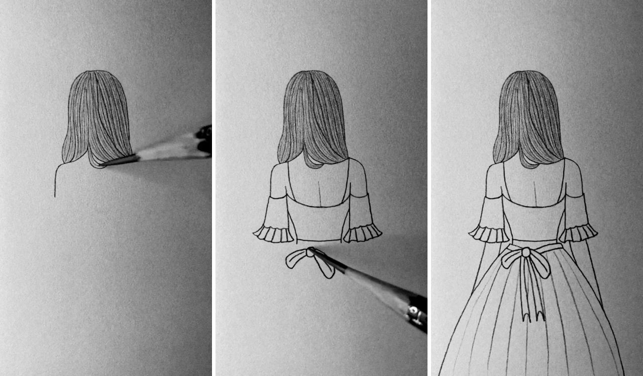 Pencil sketches easy | pencil drawings for beginners