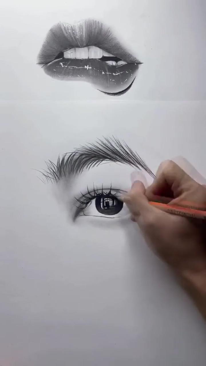 Perfect art 
follow me please | how to draw realistic eye drawing