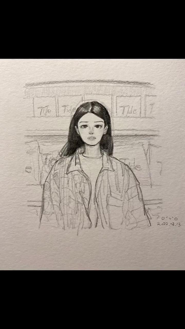 Portrait sketch | easy drawing