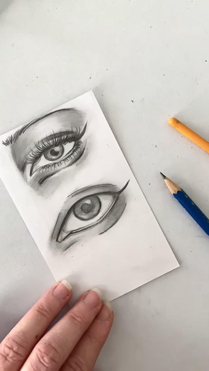 Quick eye drawing | book art drawings