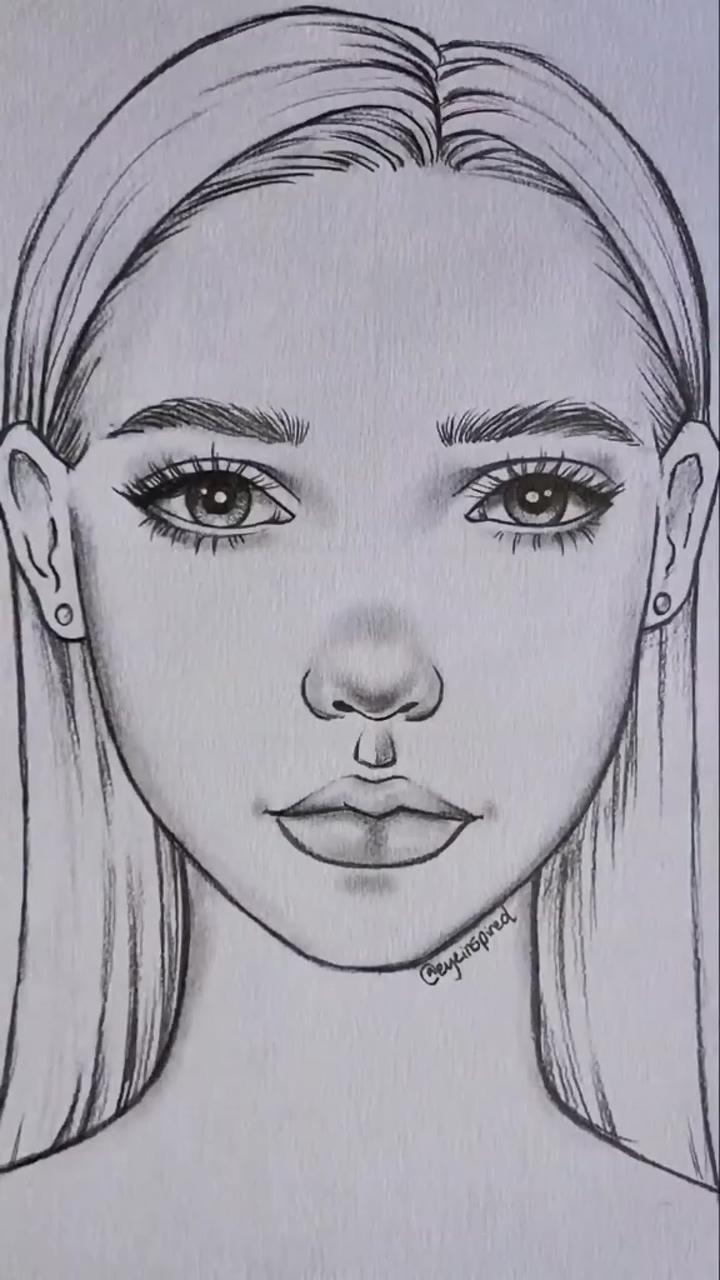 Rate this sketch 1 to 10#satisfying #draw #drawing #sketch #art #artwork #howto #learn #diy #face | diy art