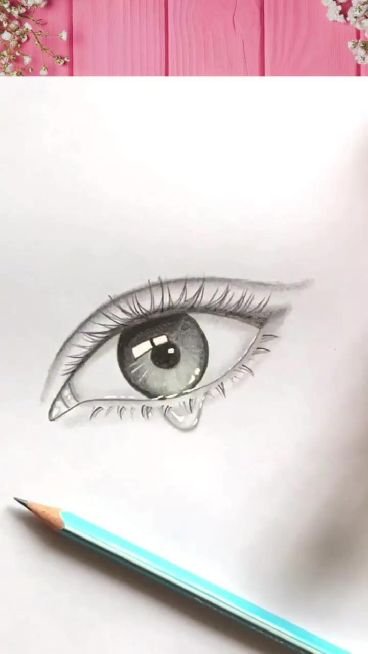 Realistic eye drawing easy | this sketching tutorial will blow your mind