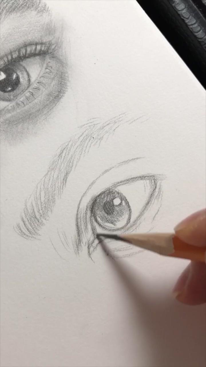Sketching eyes by nadia coolrista; eye drawing by nadia coolrista
