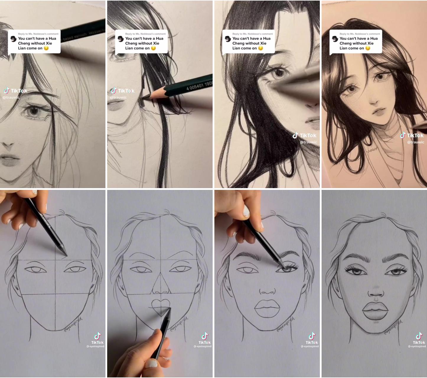 Tutorial face | pencil drawings tumblr