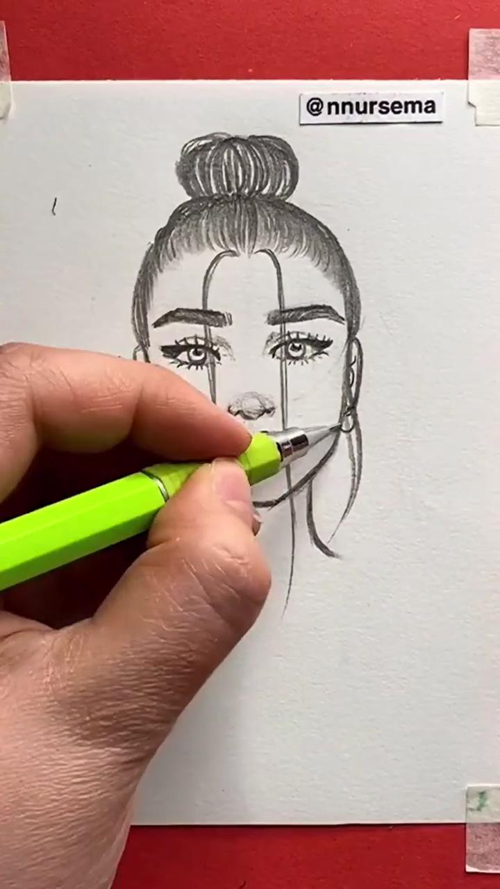 Tutorial to draw a girl | how to draw lips