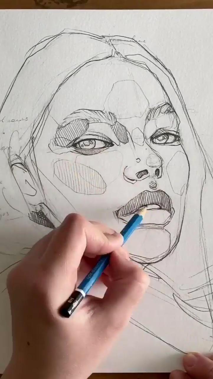 Amazing sketch tutorial | art drawings beautiful