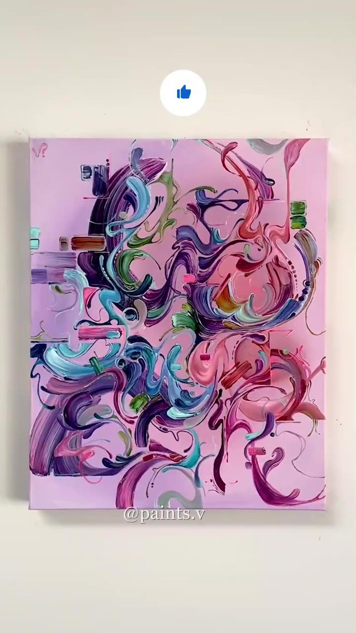 Awesome artist doing satisfying craft, creative ideas that are at another level | art painting paint epoxy resin art ideas diy supplies artwork artist pink paint aesthetic interior